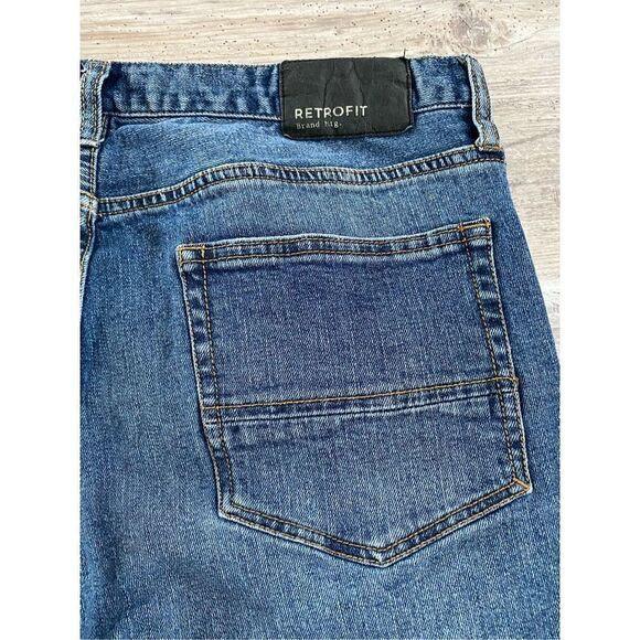 Retrofit Jeans Distressed Slim Fit Jeans Mens Size 34x32 - Picture 9 of 9
